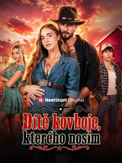 Dítě kovboje, kterého nosím poster