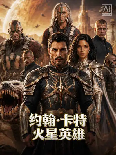 約翰·卡特 火星英雄 poster