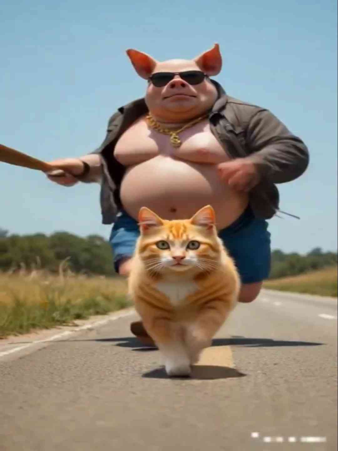Ai Orange Cat Video Funny🤣