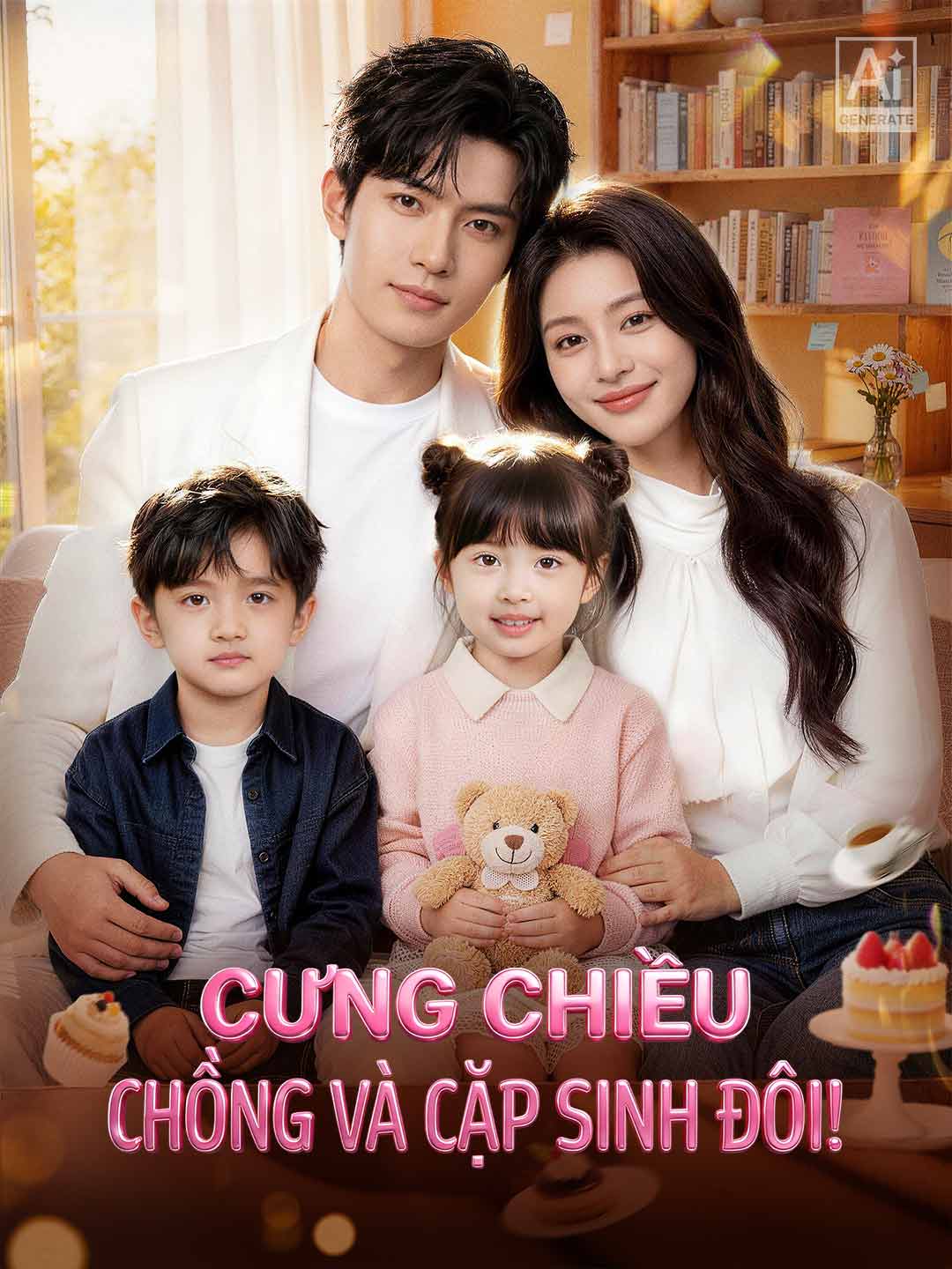 [lồng tiếng] Cưng Chiều Chồng Và Cặp Sinh Đôi!