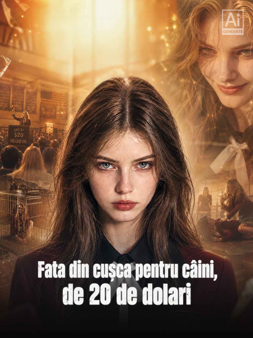 Fata din cușca pentru câini, de 20 de dolari