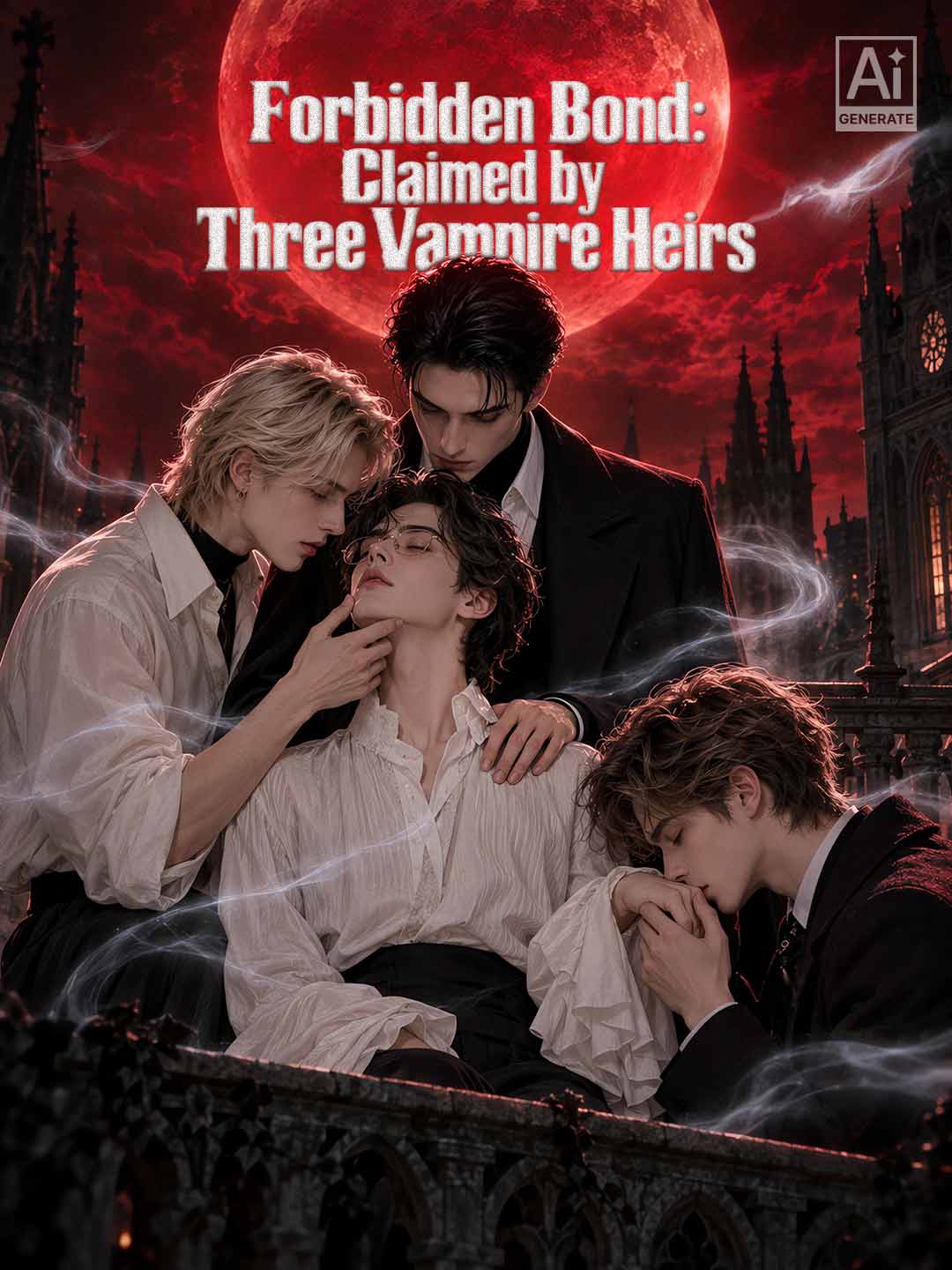 Forbidden Bond: Claimed by Three Vampire Heirs