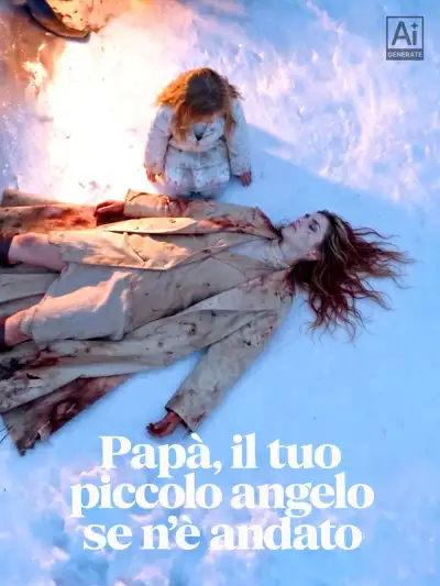 Papà, il tuo piccolo angelo se n'è andato poster