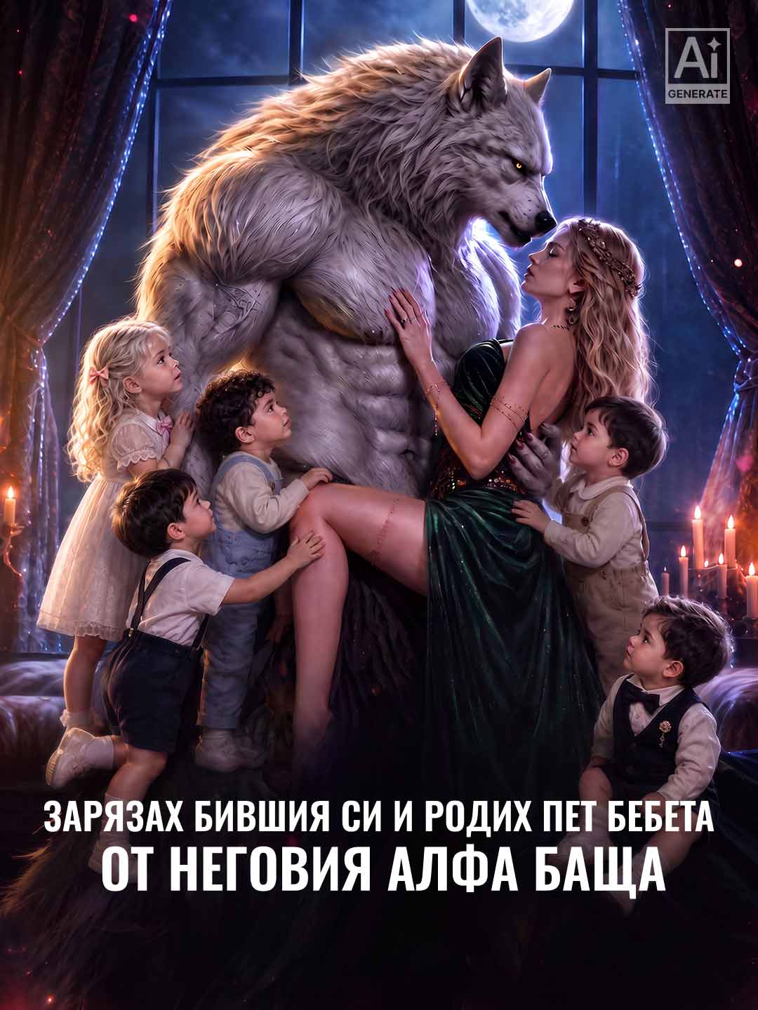 Зарязах бившия си и родих пет бебета от неговия Алфа баща