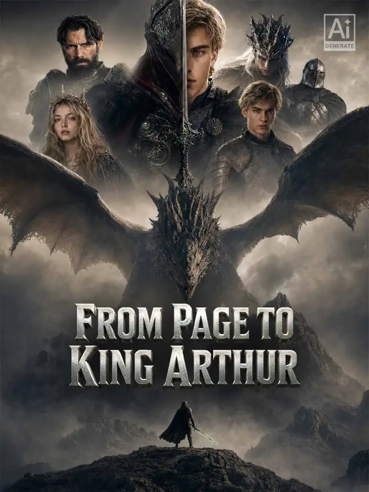 From page to king Arthur poster