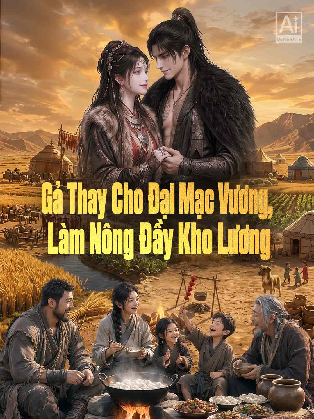 Gả Thay Cho Đại Mạc Vương, Làm Nông Đầy Kho Lương