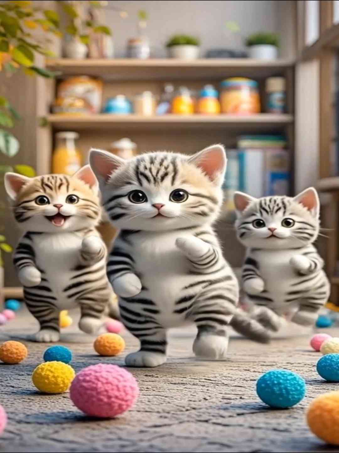 Cat Dance ❤️| Cute kitten