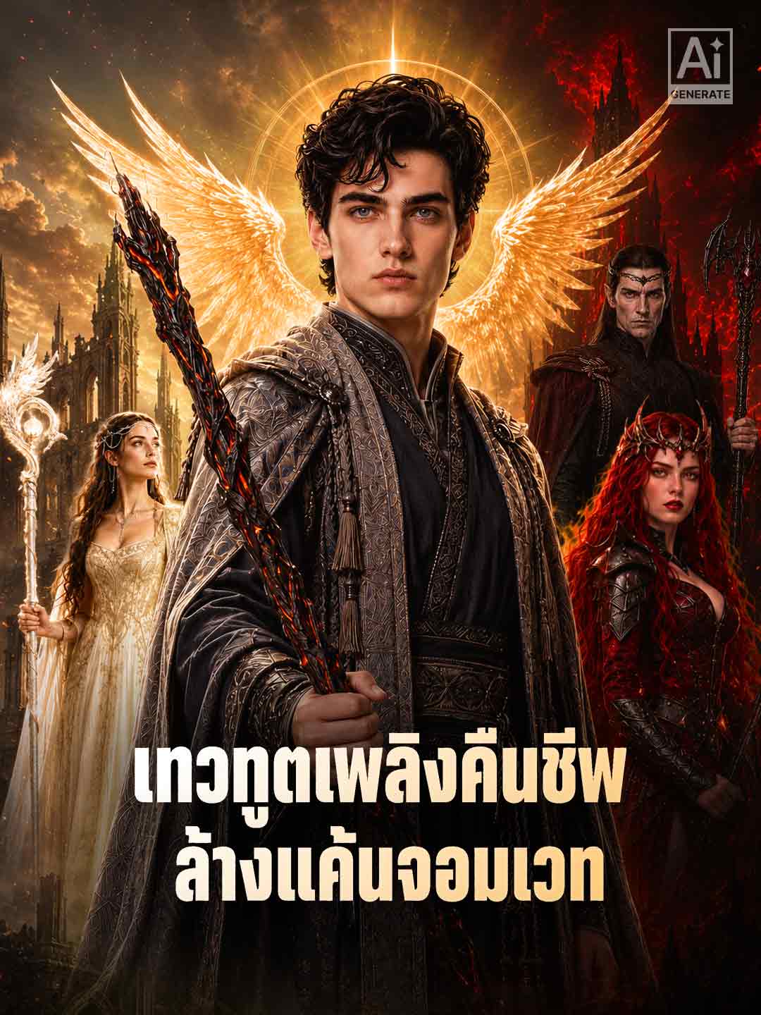 เทวทูตเพลิงคืนชีพ ล้างแค้นจอมเวท