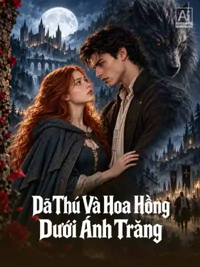Dã Thú Và Hoa Hồng Dưới Ánh Trăng poster