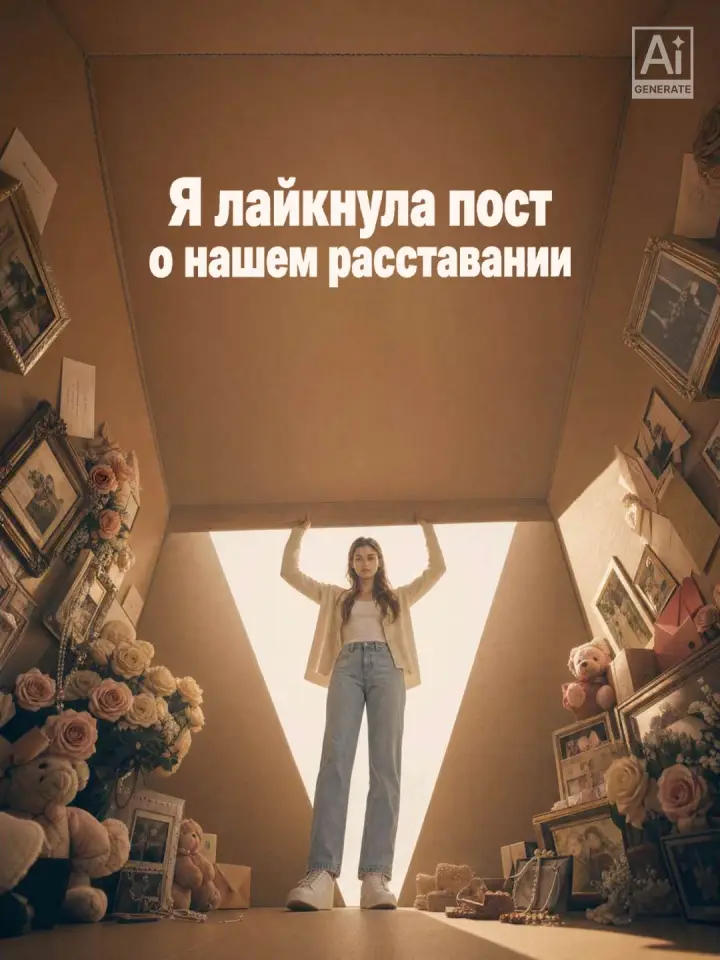 Я лайкнула пост о нашем расставании poster