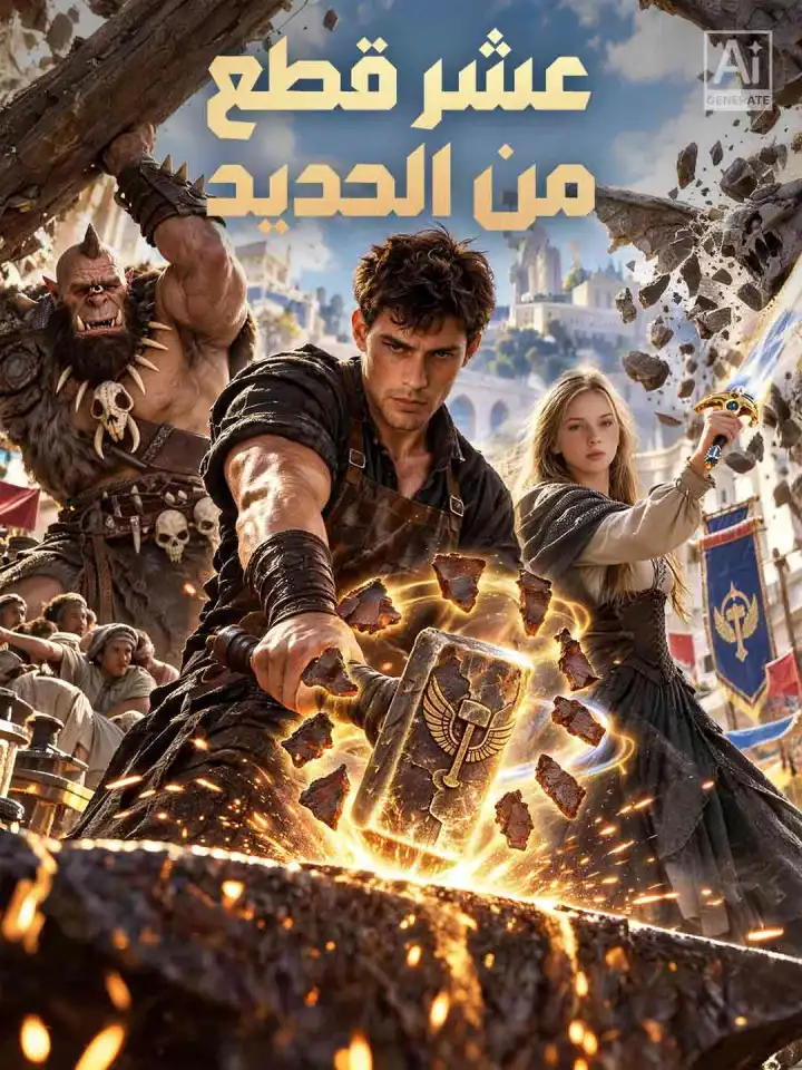 عشر قطع من الحديد poster