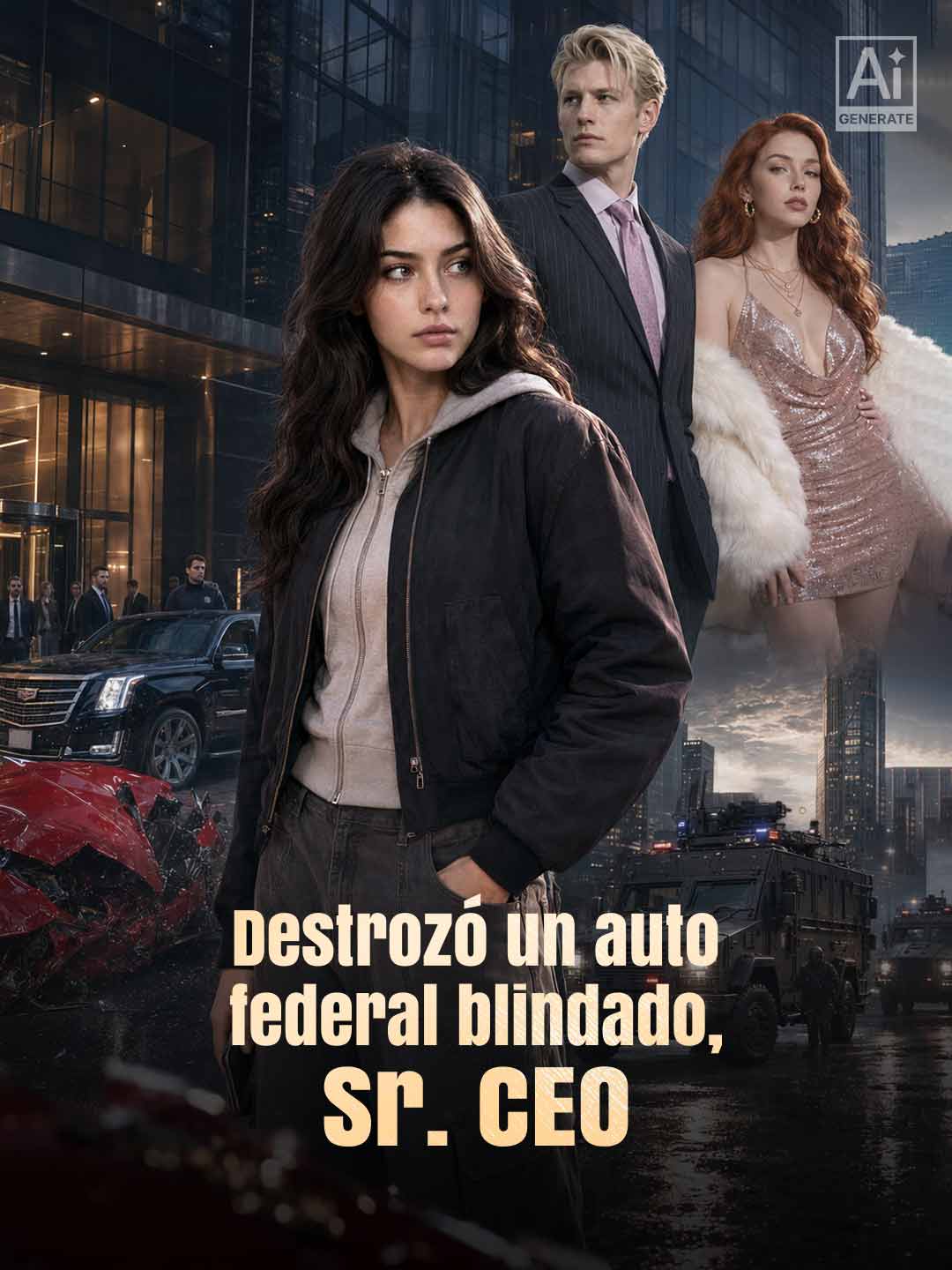 Destrozó un auto federal blindado, Sr. CEO
