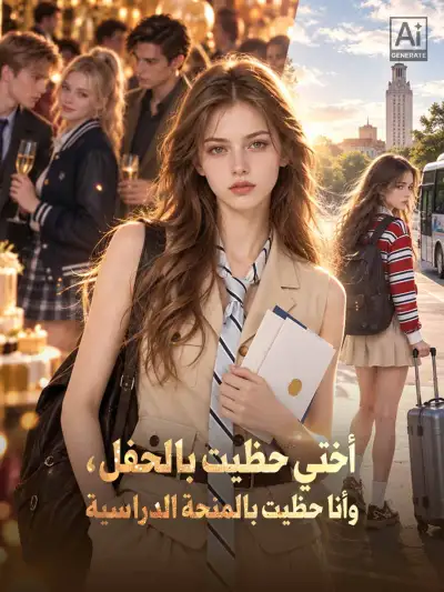 أختي حظيت بالحفل، وأنا حظيت بالمنحة الدراسية poster