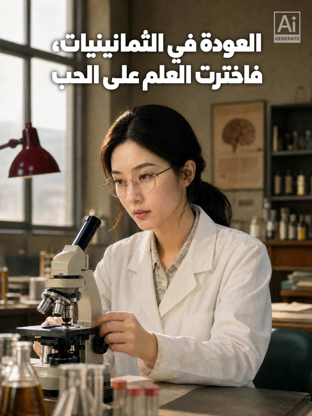 العودة في الثمانينيات، فاخترت العلم على الحب