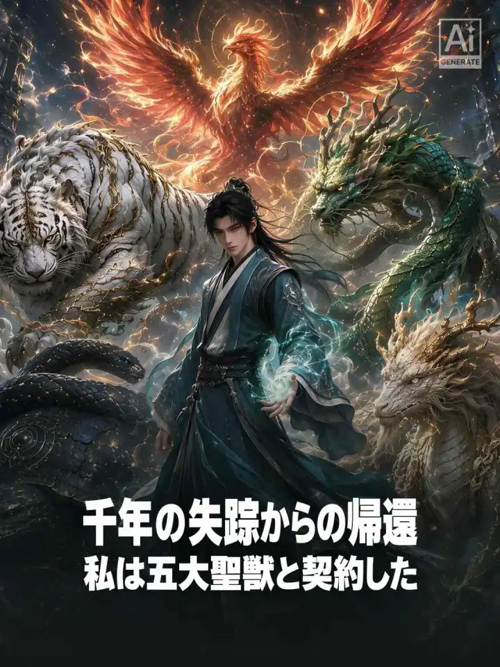千年の失踪からの帰還 私は五大聖獣と契約した poster