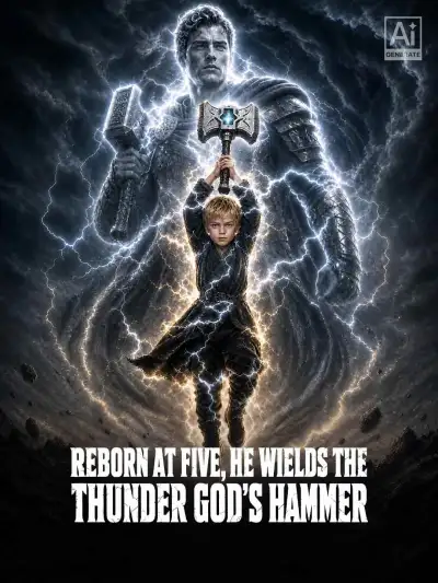 Reborn at Five,He Wields the Thunder God's Hammer poster