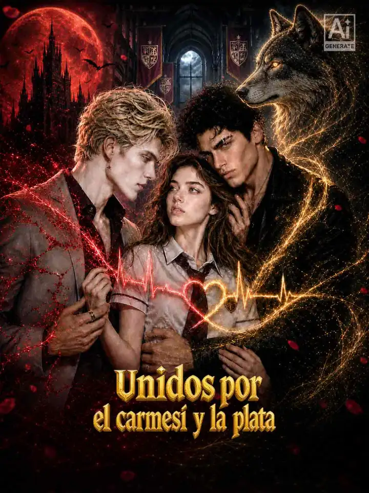 Unidos por el carmesí y la plata poster