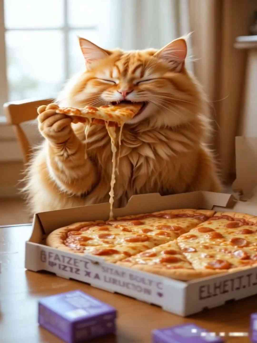 Ai Orange Cat Funny🤣