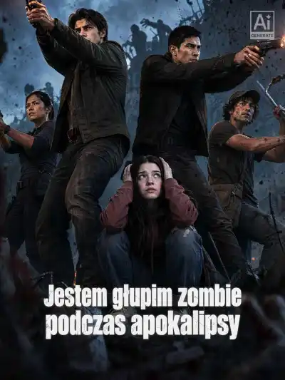 Jestem głupim zombie podczas apokalipsy poster