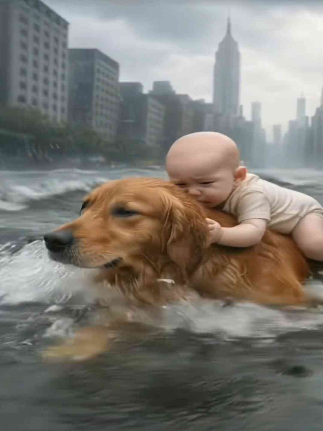 Dog rescue a baby 😱Beautiful story ❤️
