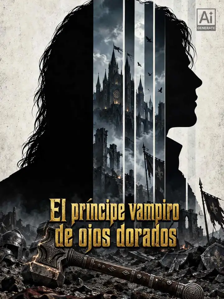 El príncipe vampiro de ojos dorados poster