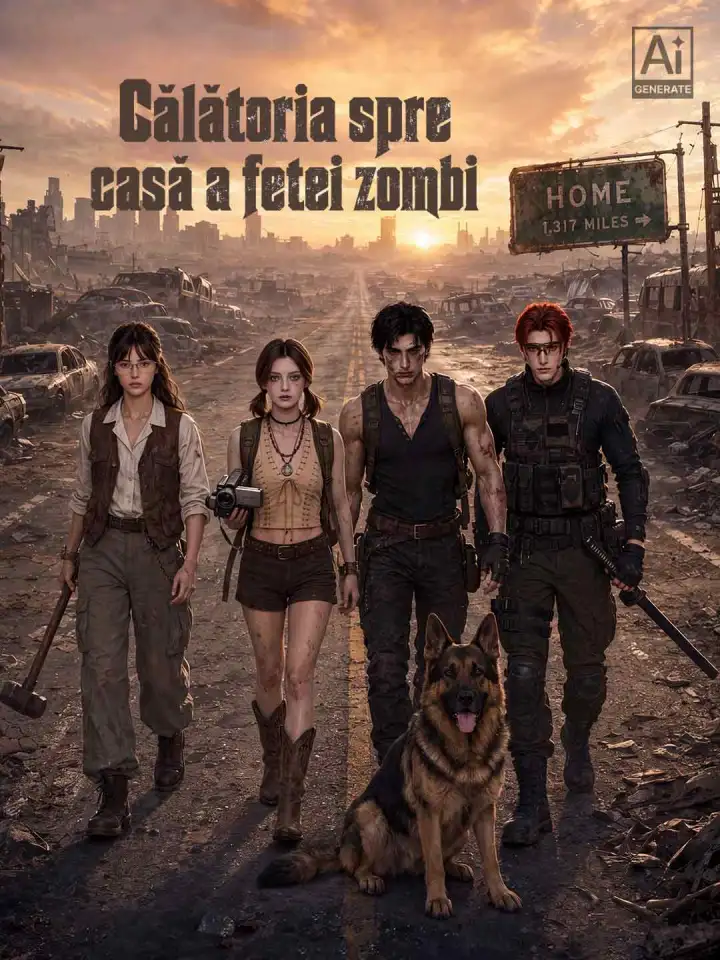 Călătoria spre casă a fetei zombi poster