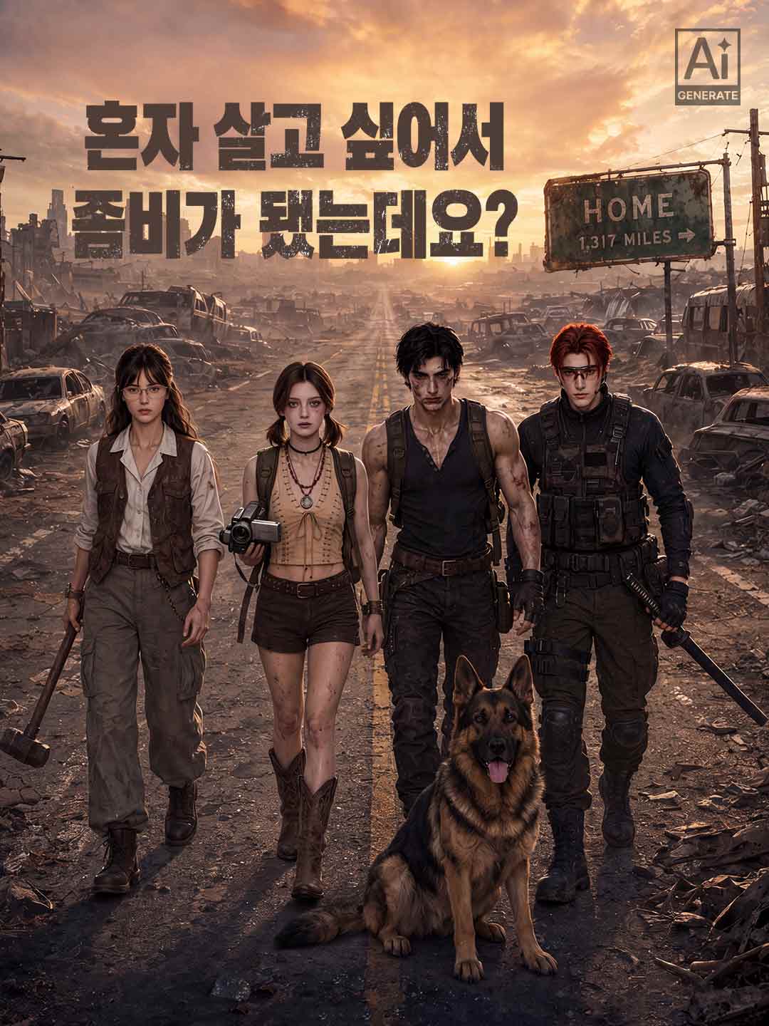 혼자 살고 싶어서 좀비가 됐는데요?