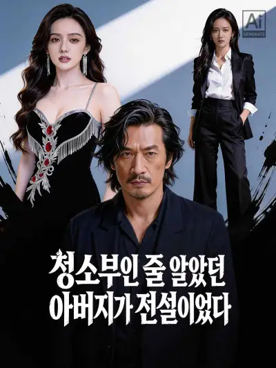 청소부인 줄 알았던 아버지가 전설이었다 poster