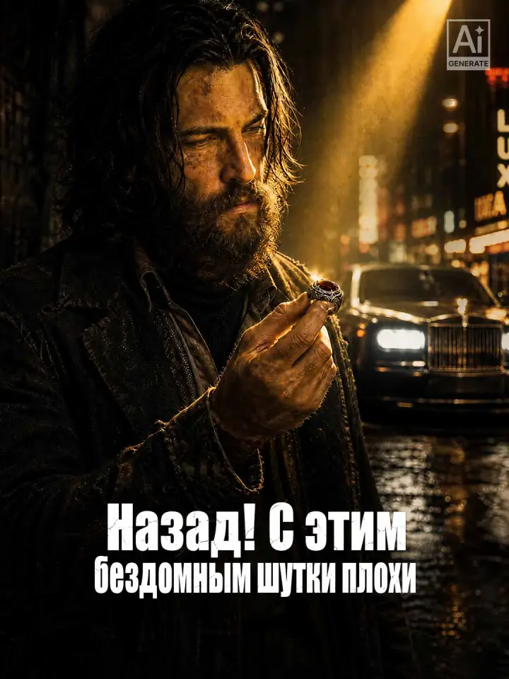 Назад! С этим бездомным шутки плохи poster