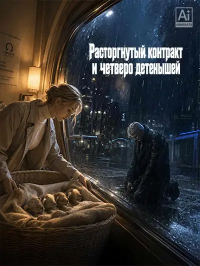 Расторгнутый контракт и четверо детенышей poster