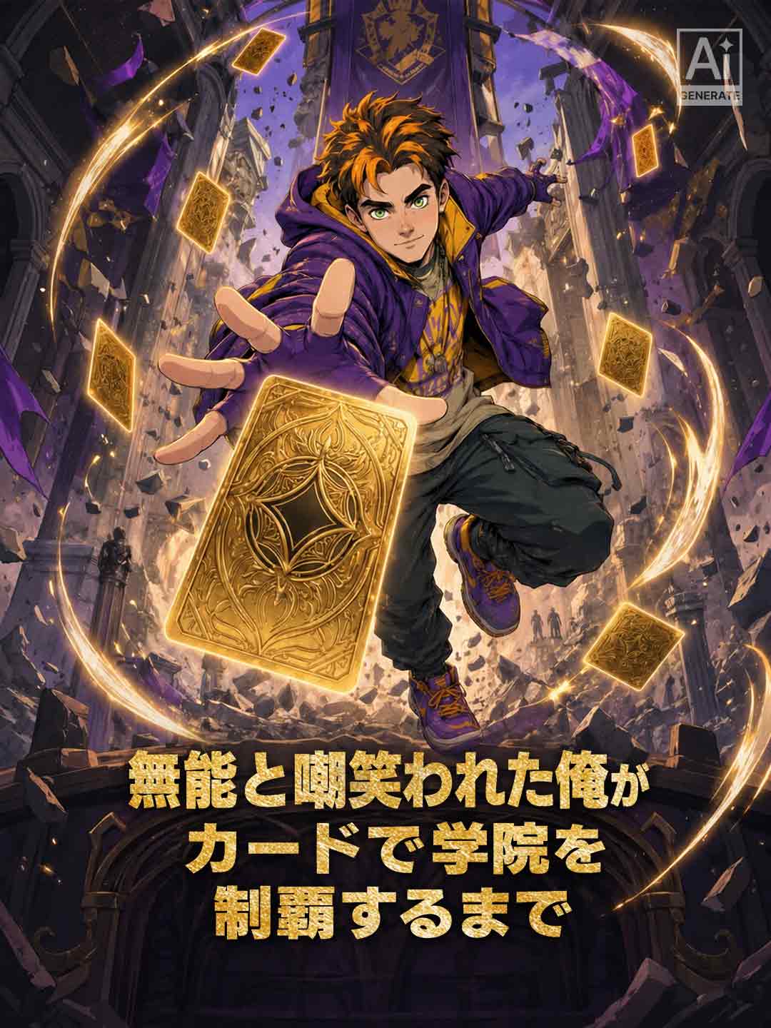 無能と嘲笑われた俺がカードで学院を制覇するまで