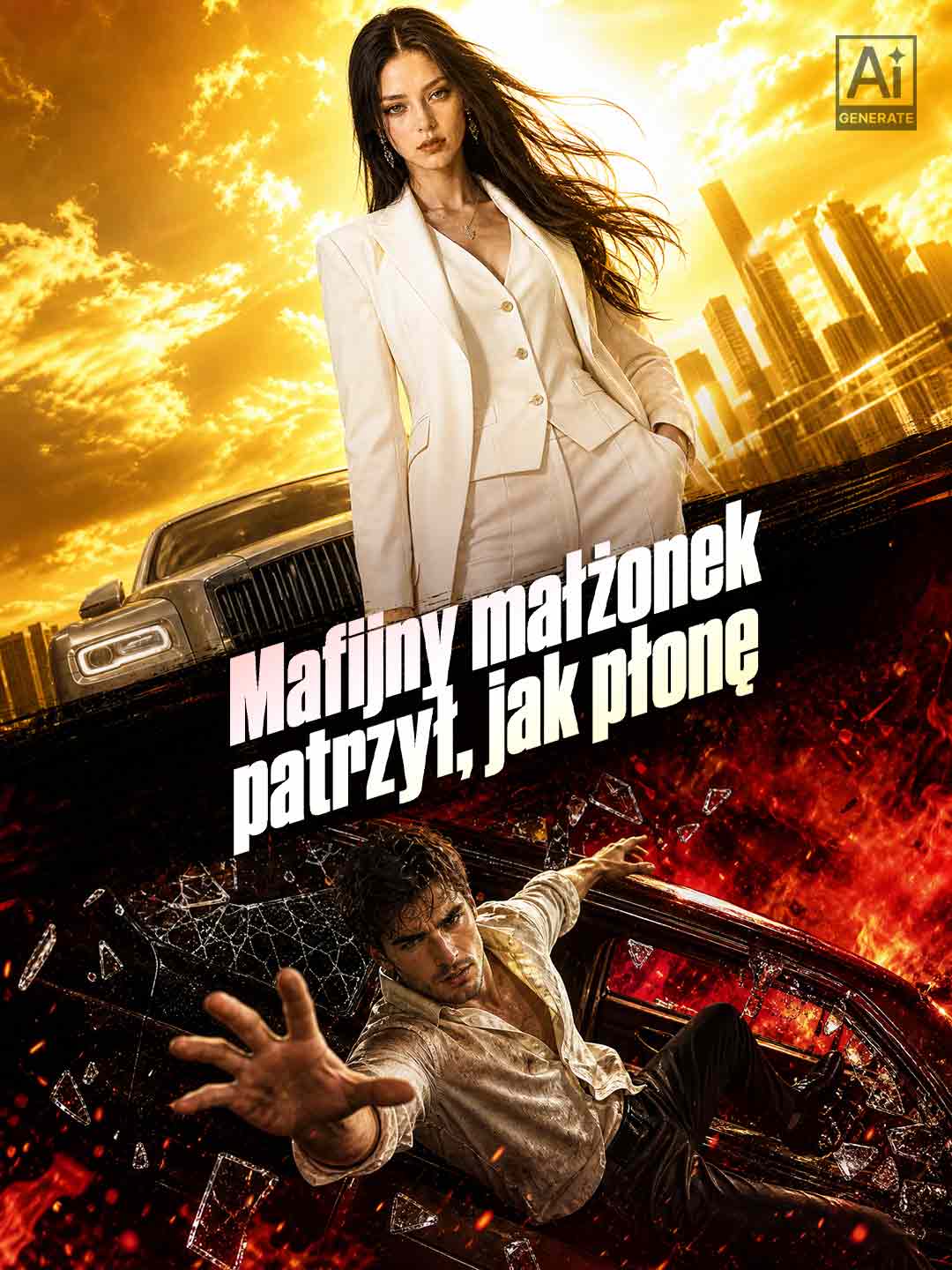 MAFIJNY MAŁŻONEK PATRZYŁ, JAK PŁONĘ